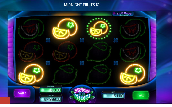 obrázky Midnight Fruits Kasino